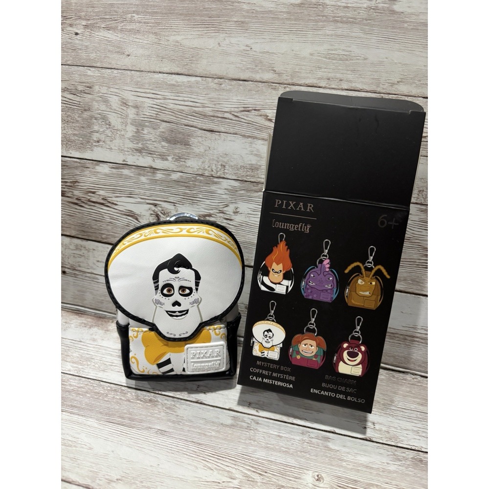 Loungefly Pixar Rivals Ernesto De La Cruz Mini Backpack Keychain Charm